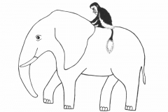 Corrie’s Magic Tail: A Coloring Book with a Short Tale