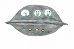 In a Flying Saucer