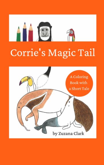 Corrie’s Magic Tail: A Coloring Book with a Short Tale